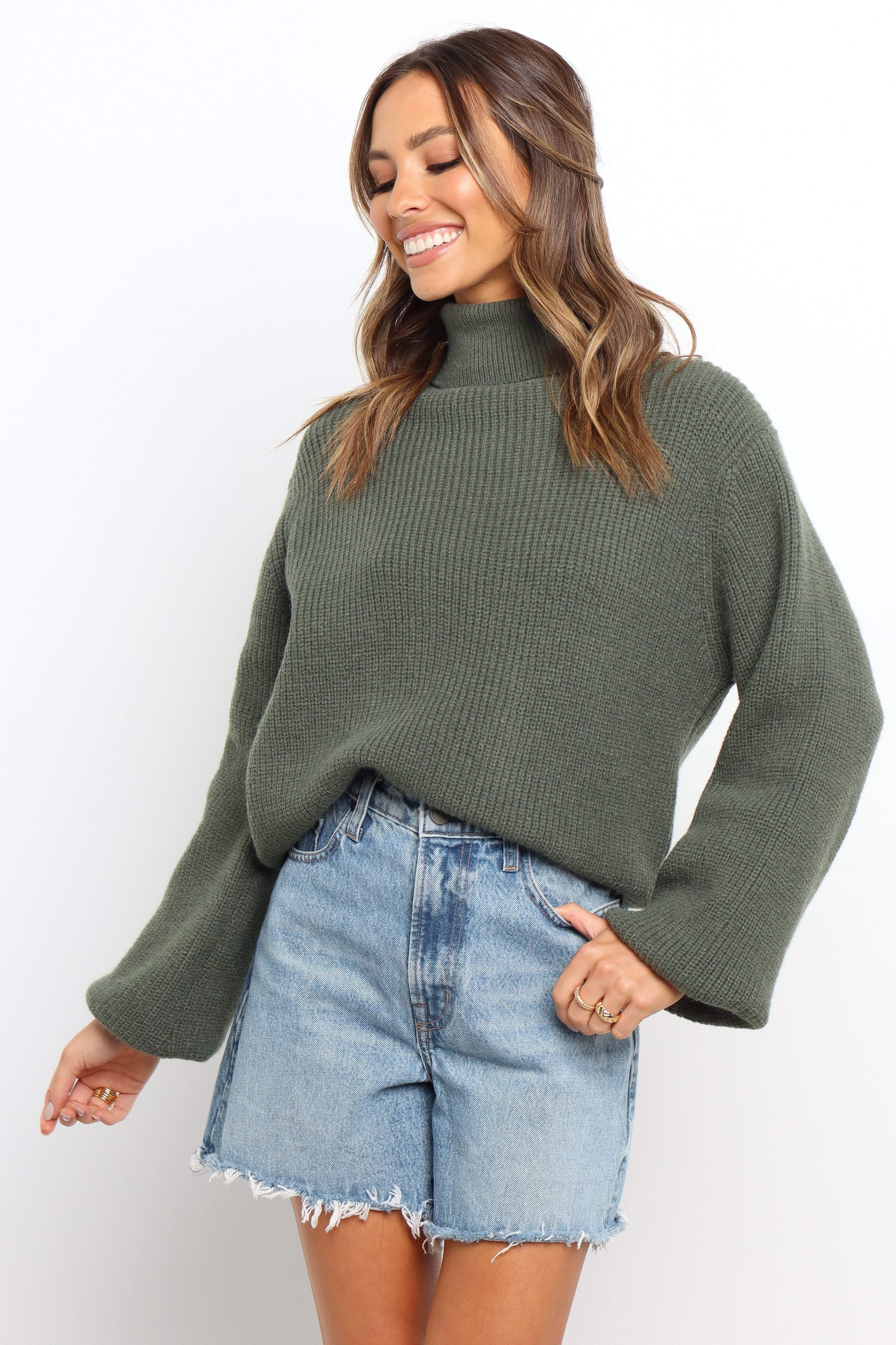 Freddie Knit Sweater Green
