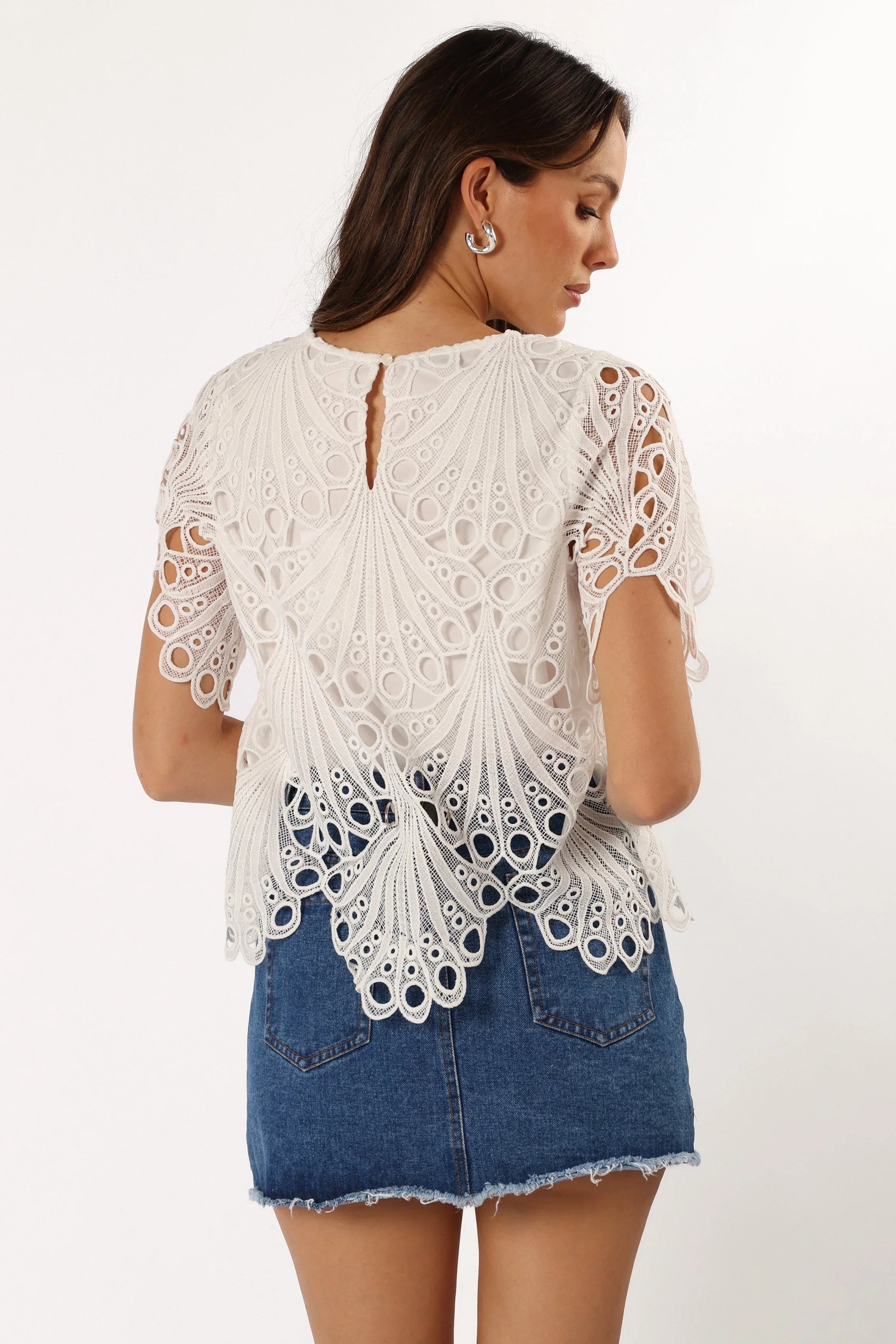 Sabina Top White