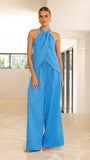 Melinda High Waist Pants Blue
