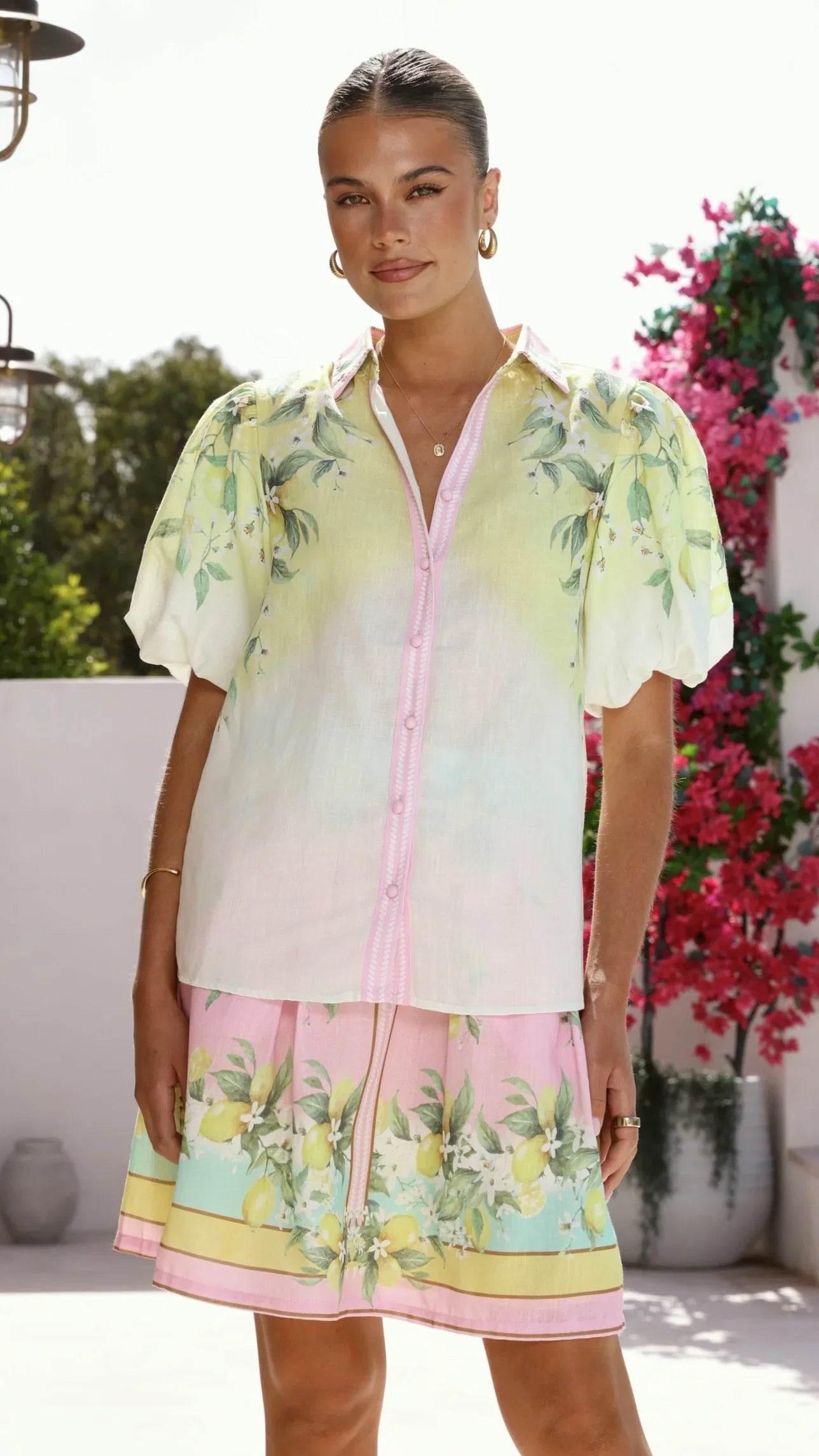 Verena Mini Skirt Rosé Lemonade