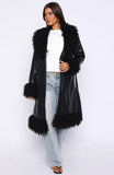 In My Space PU Jacket Black