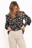 Parsons Blouse Dark Floral