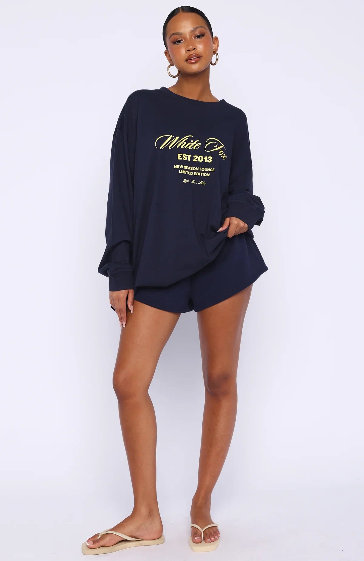 Closer To You Long Sleeve Tee Navy