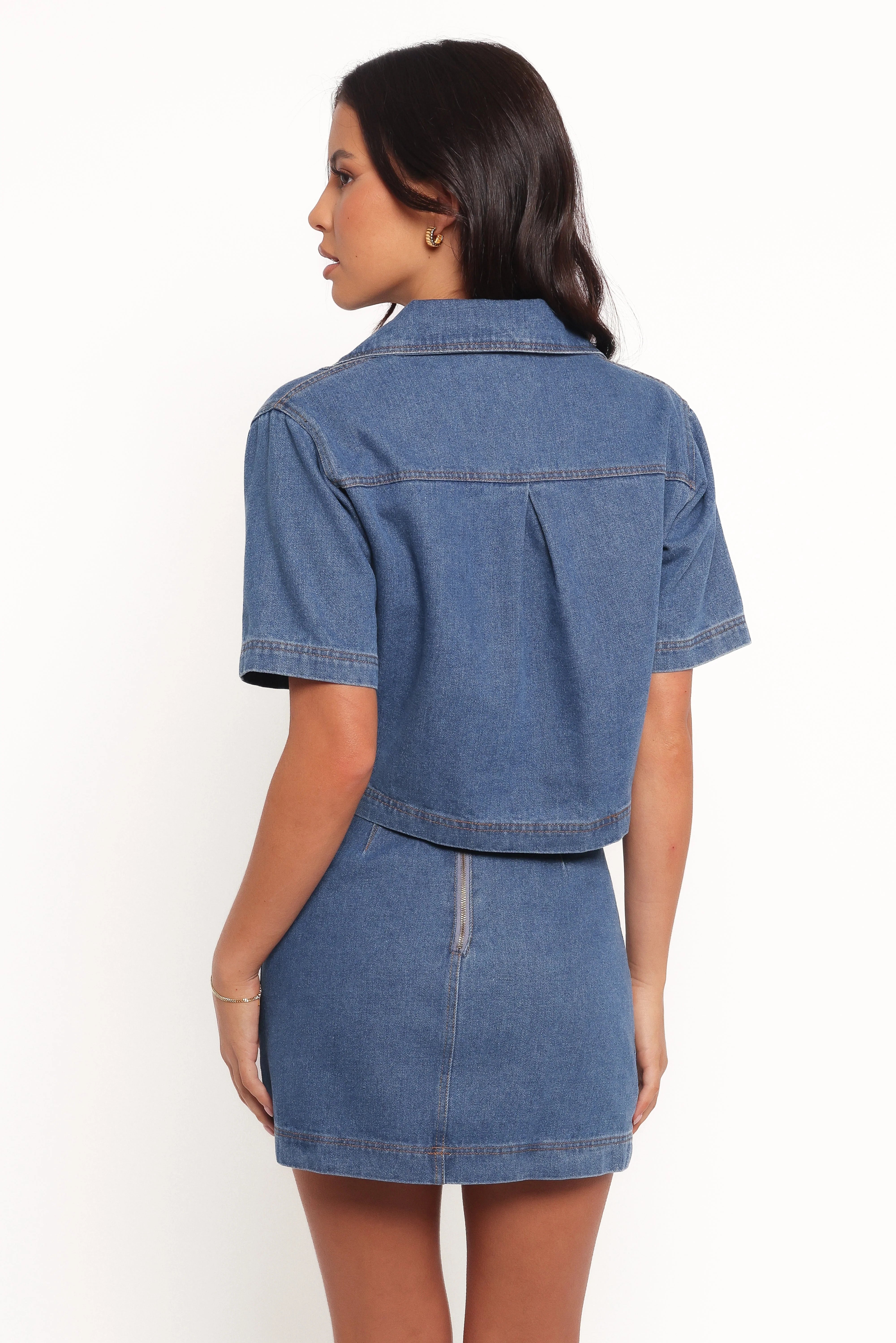 Cera Two Piece Set Medium Denim