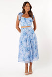 Elle Two Piece Set Blue Floral