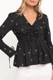 Azure Top Black