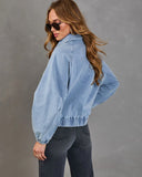 Free Spirits Denim Bomber Jacket