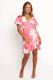 Jem Mini Dress Pink Floral