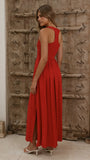 Amira Maxi Dress Red