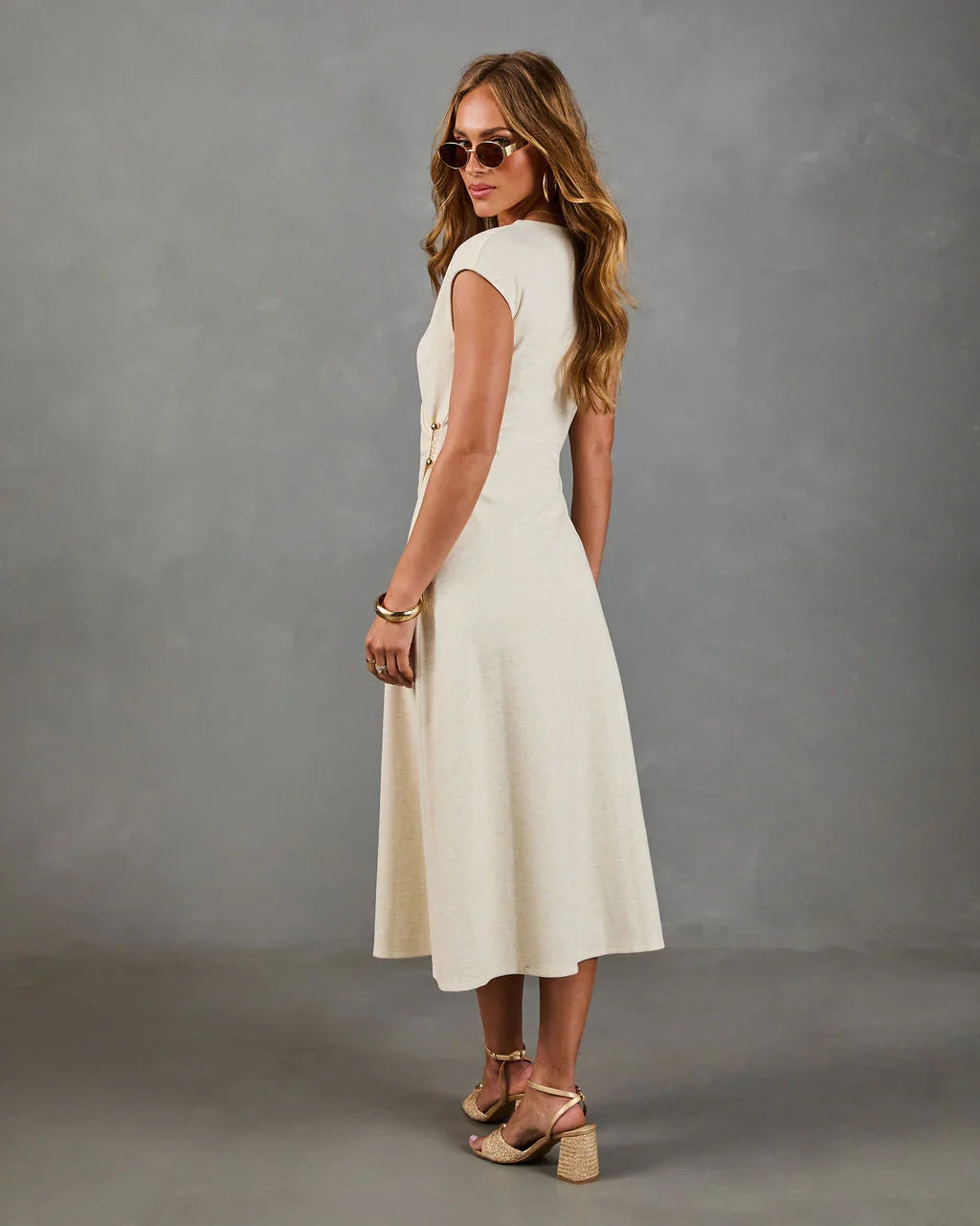 Soft Society Wrap Midi Dress