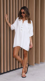 Keely Playsuit White