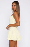 Think Im In Love Mini Dress Lemon