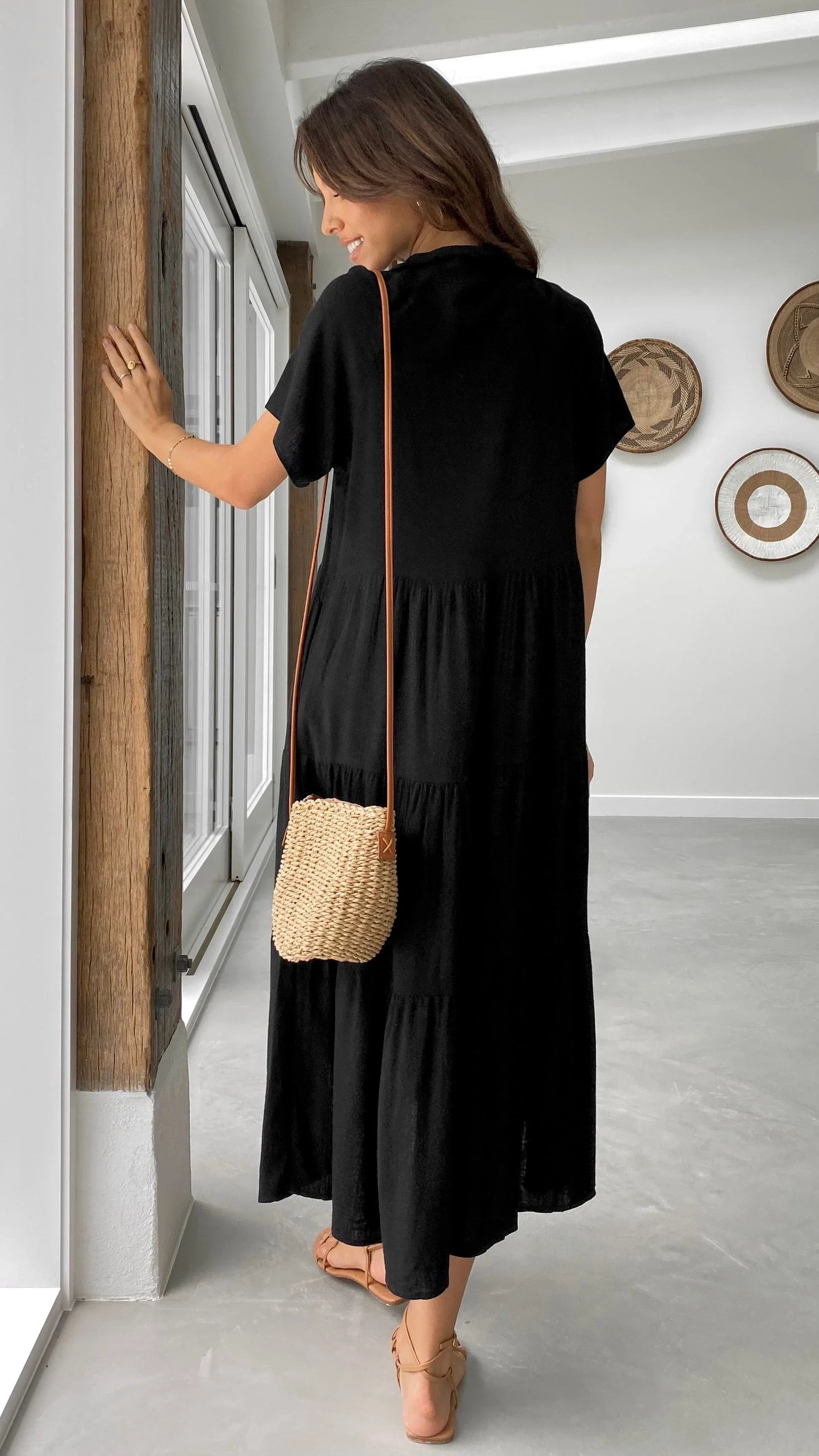 Kimberly Midi Dress Black