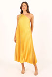 Cali One Shoulder Midi Dress Saffron