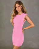 Sweet Stitch Bodycon Mini Dress