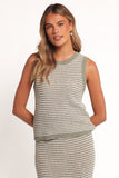 Arella Knit Top Sage Cream