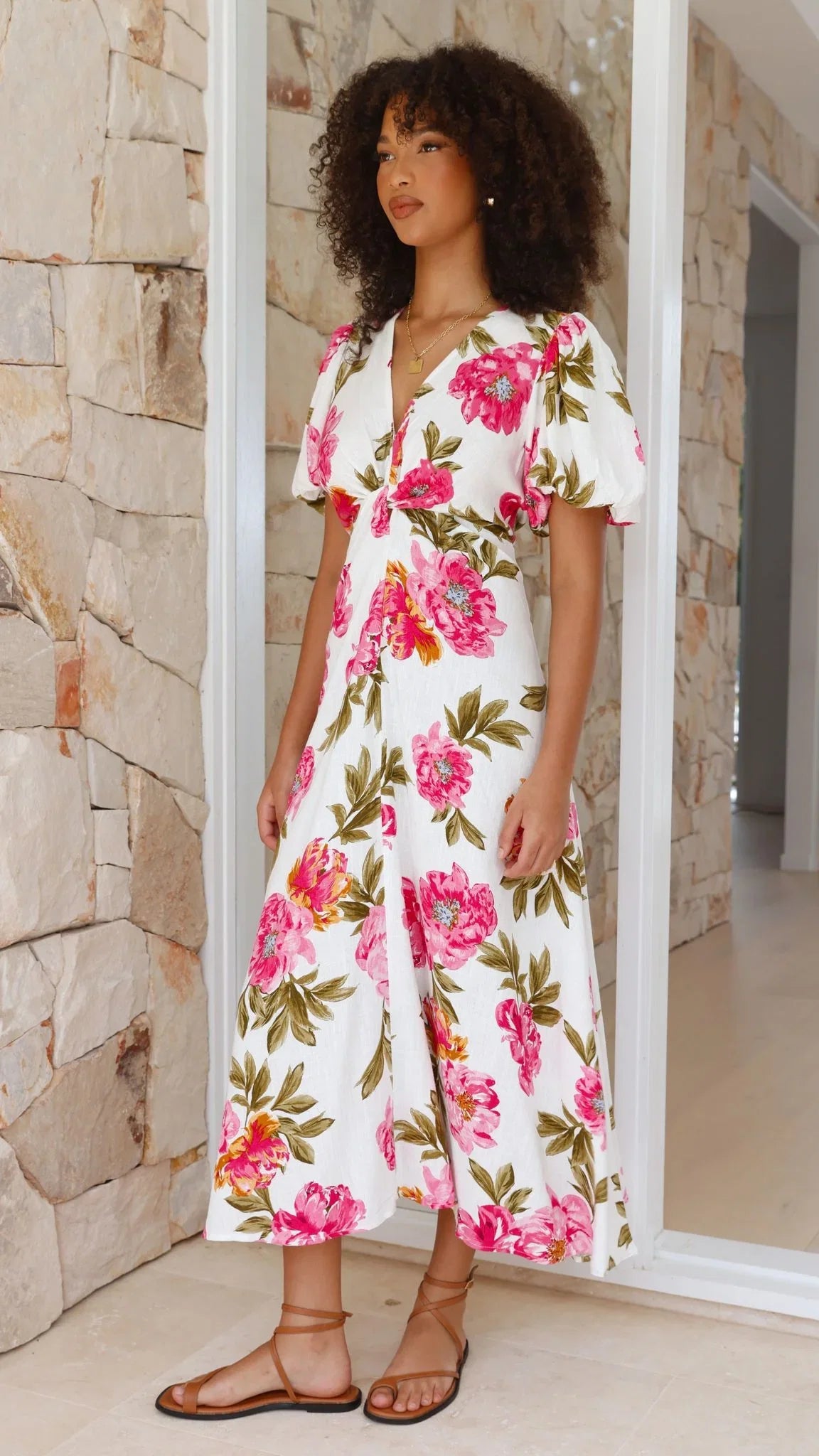Blaire Midi Dress Bonita Floral