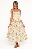 Saskia Maxi Skirt Lemon Floral