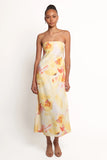 Hydra Maxi Dress Yellow Floral