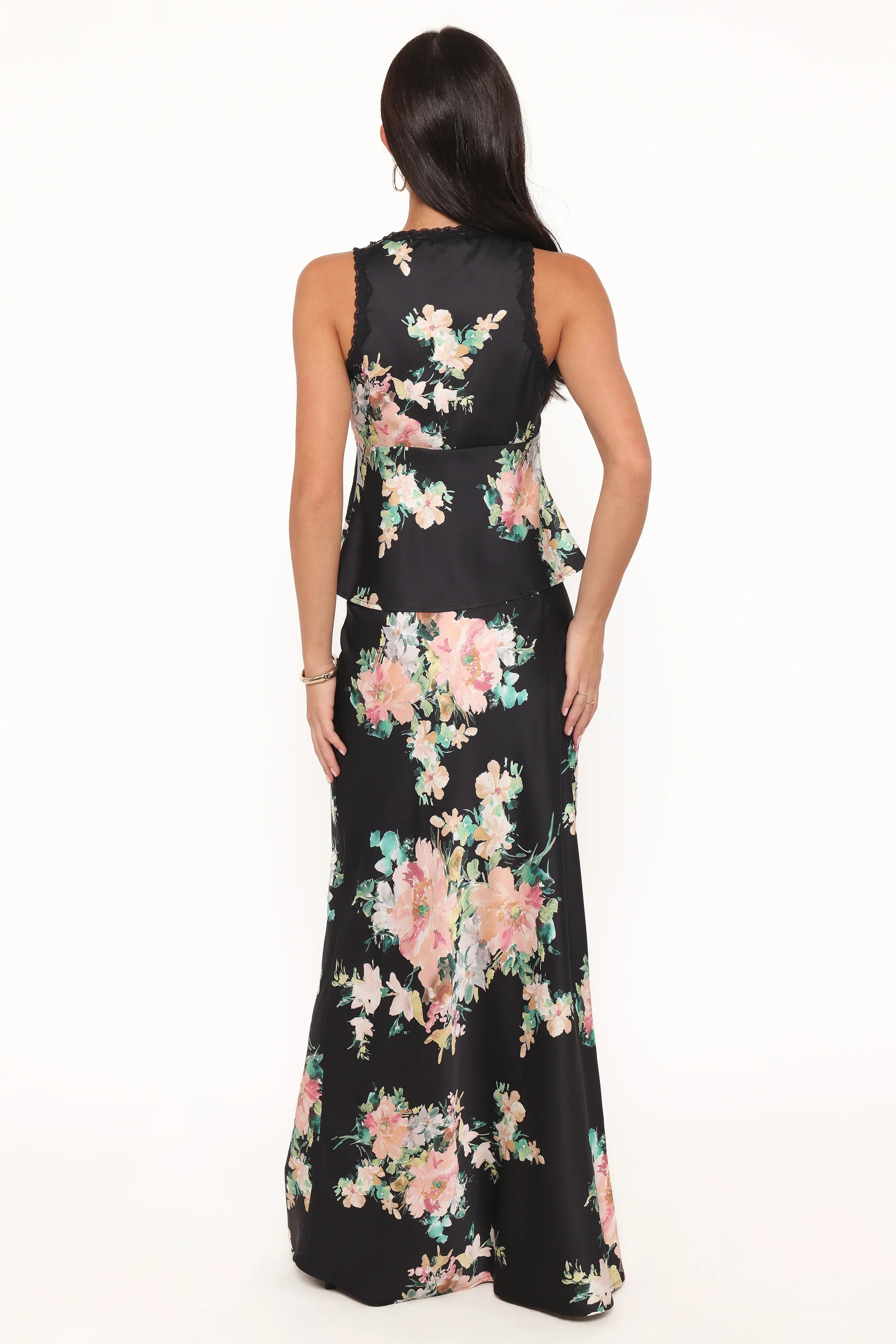 Velman Skirt Black Floral