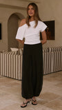 Merrick Bubble Pants Black