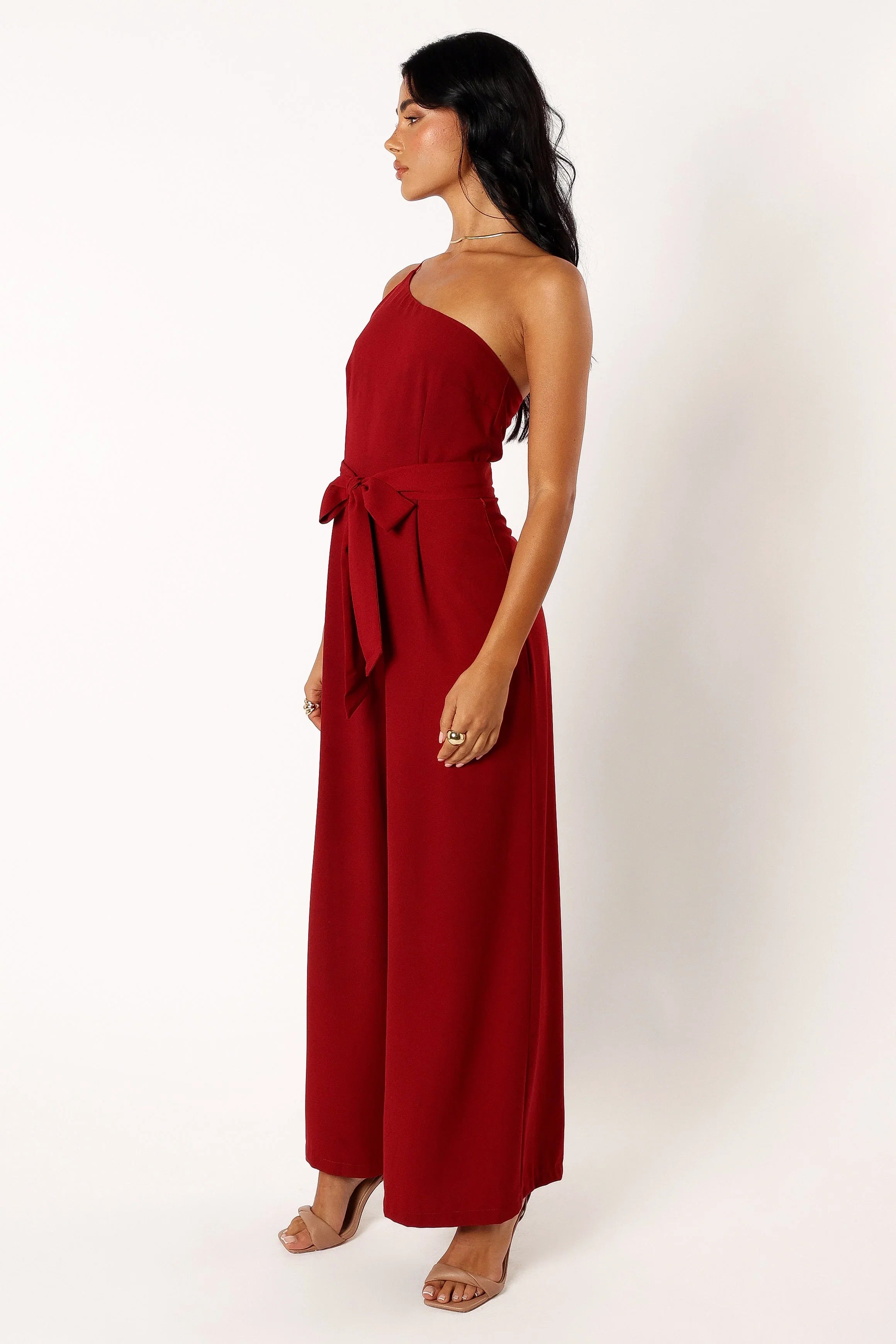 Leyton Jumpsuit Burgundy