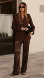 Valissa Blazer Chocolate