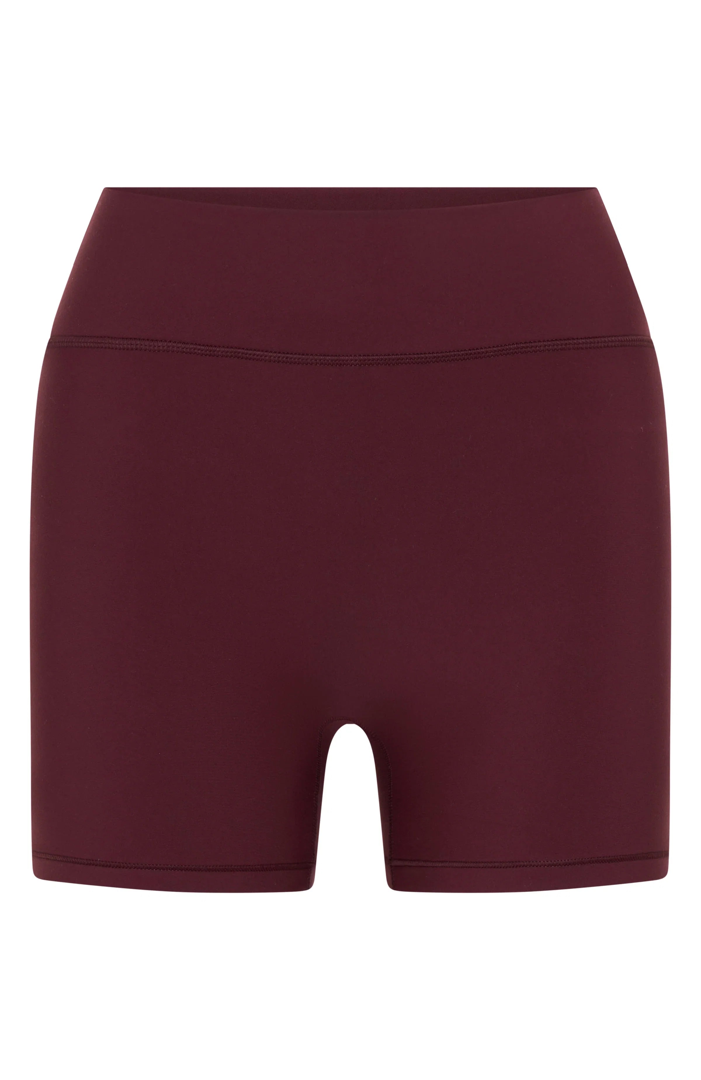 Keep Up High Waisted Shorts 4 Merlot