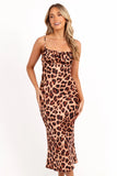 Brynley Midi Dress Leopard