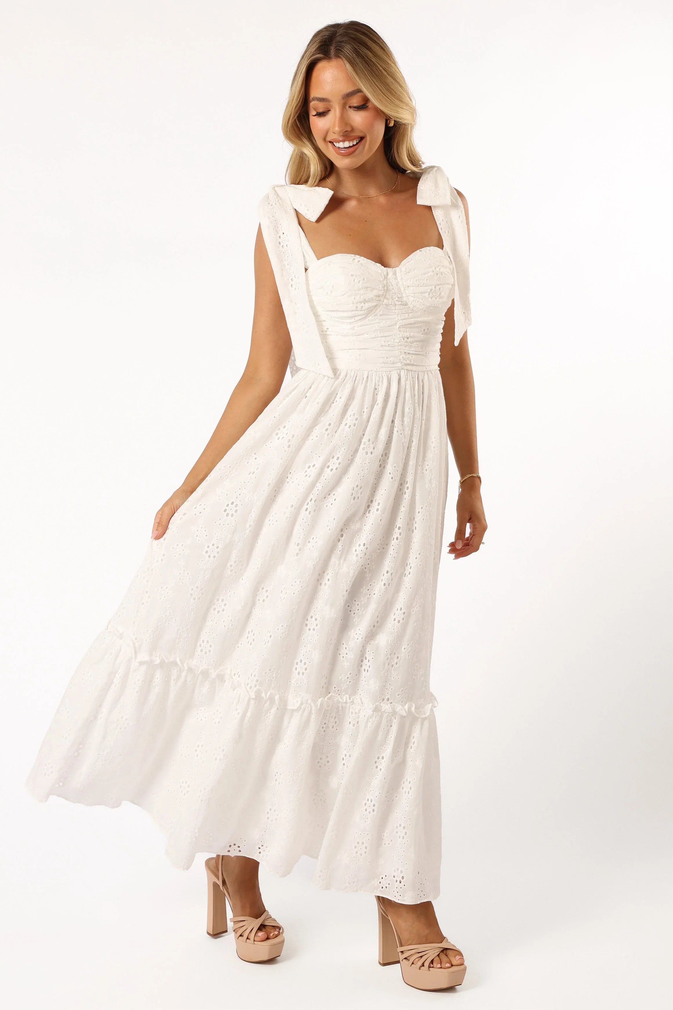 Fiora Maxi Dress White