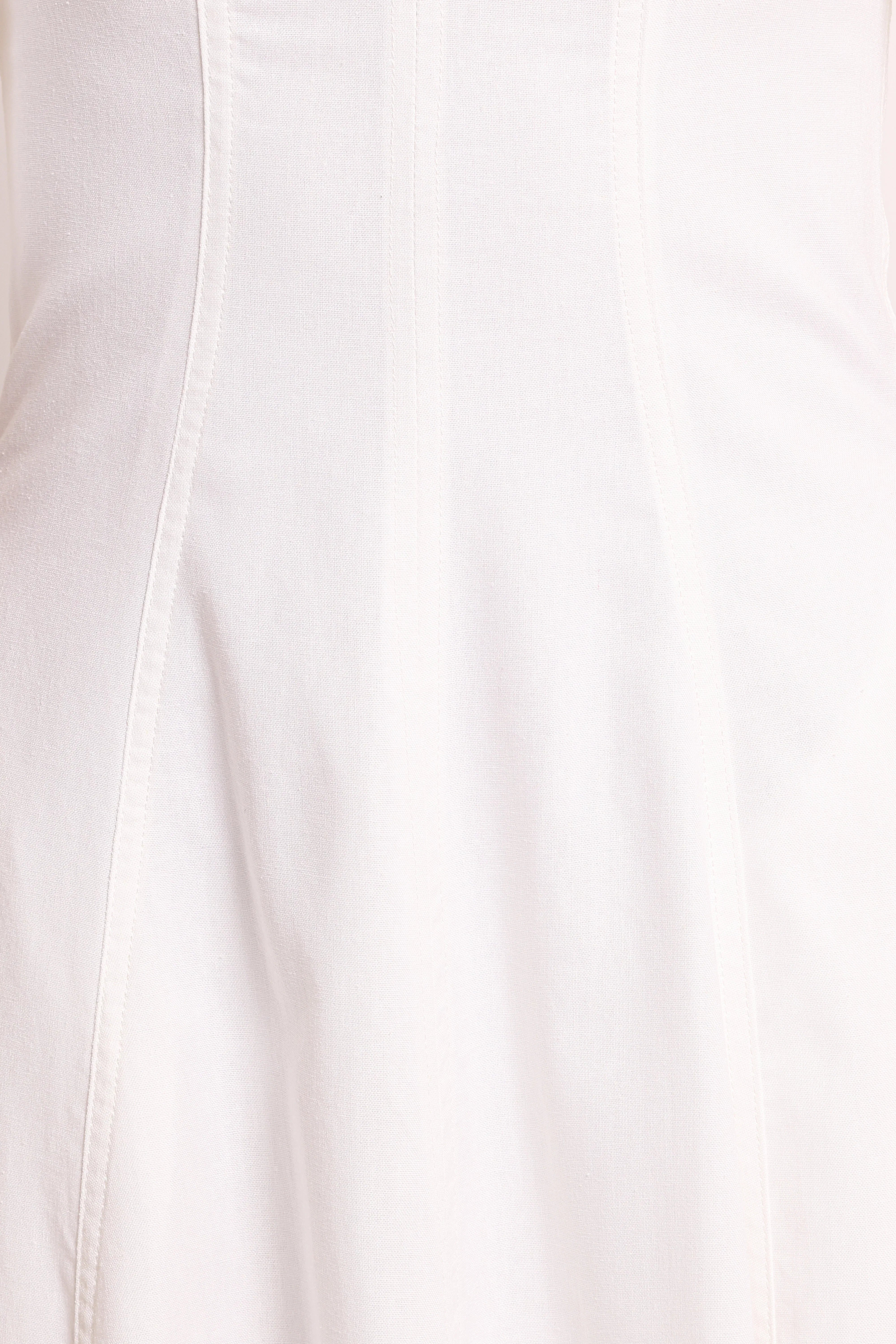 Jensen Off Shoulder Midi Dress Ivory