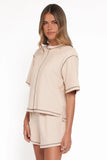 Melody Knit Short Set Oat