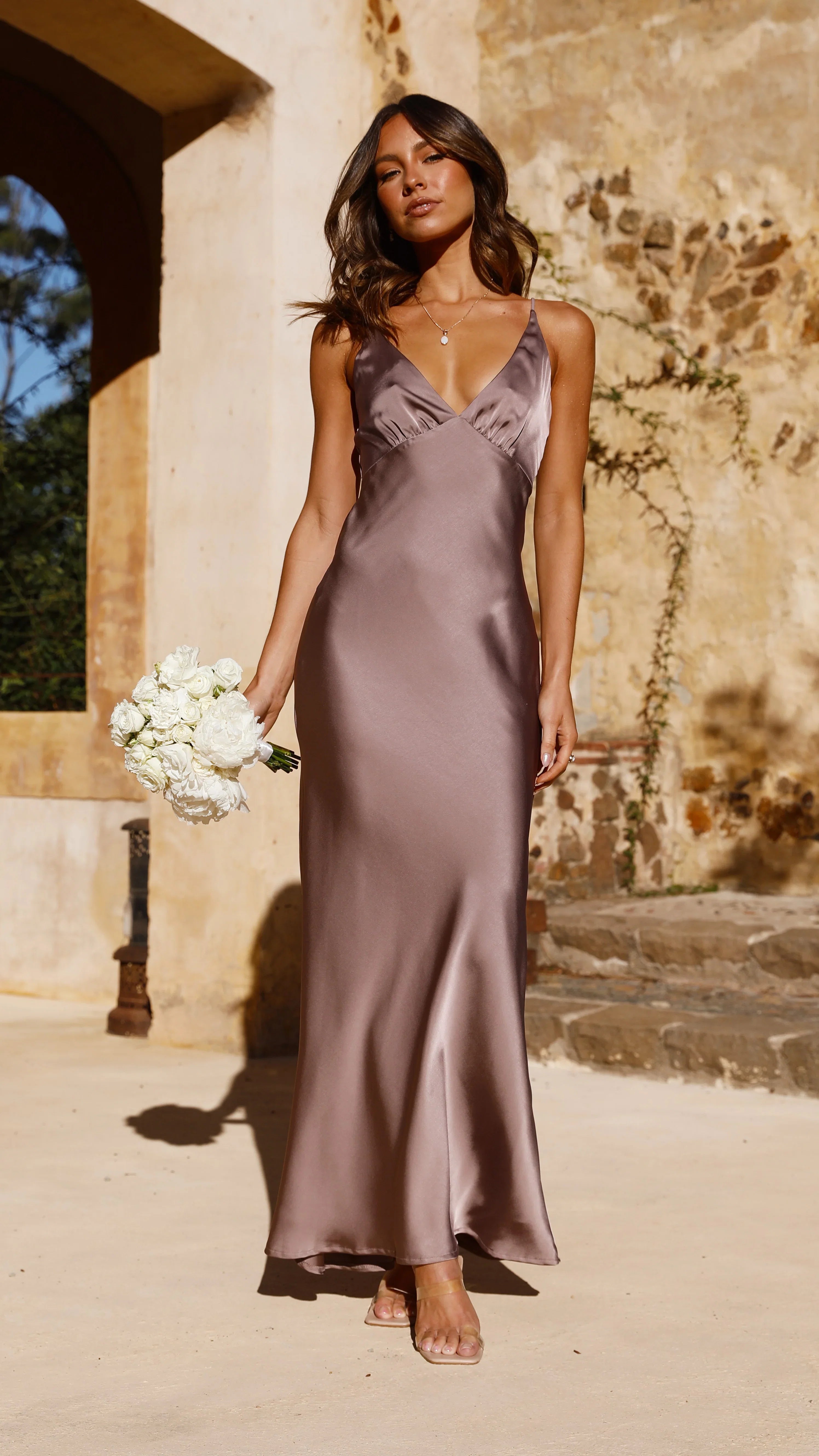 Ziah Maxi Dress Mushroom