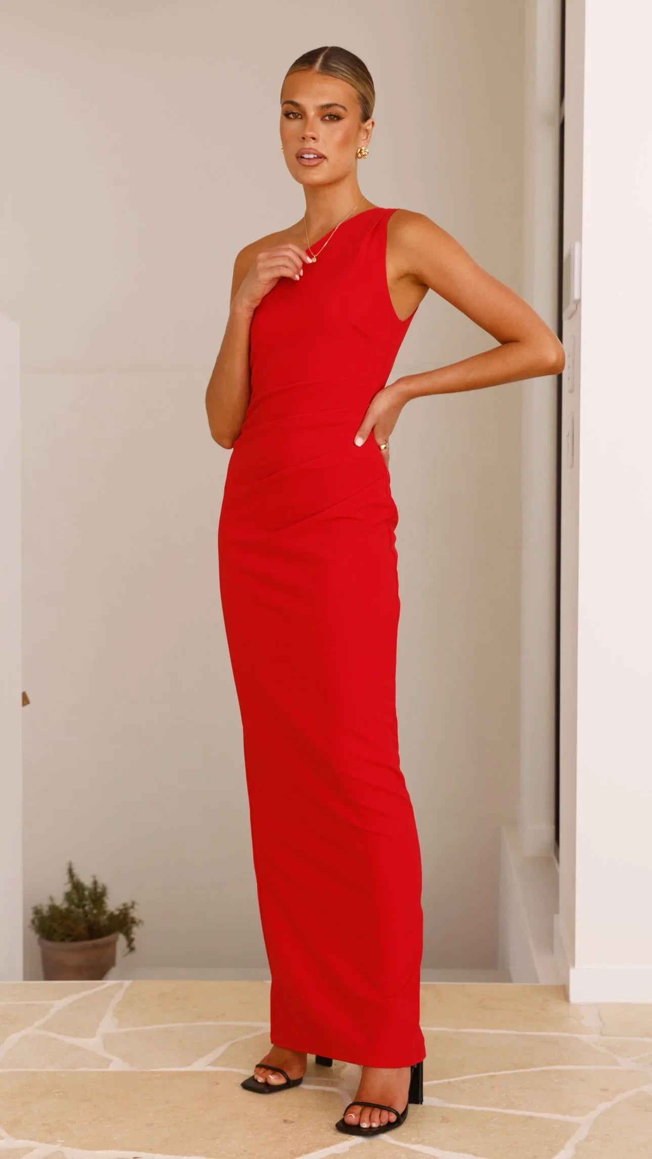 Cataleya Maxi Dress Red