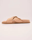 Nesa Cross Over Faux Suede Sandals