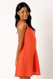 Dillion Mini Dress Blood Orange