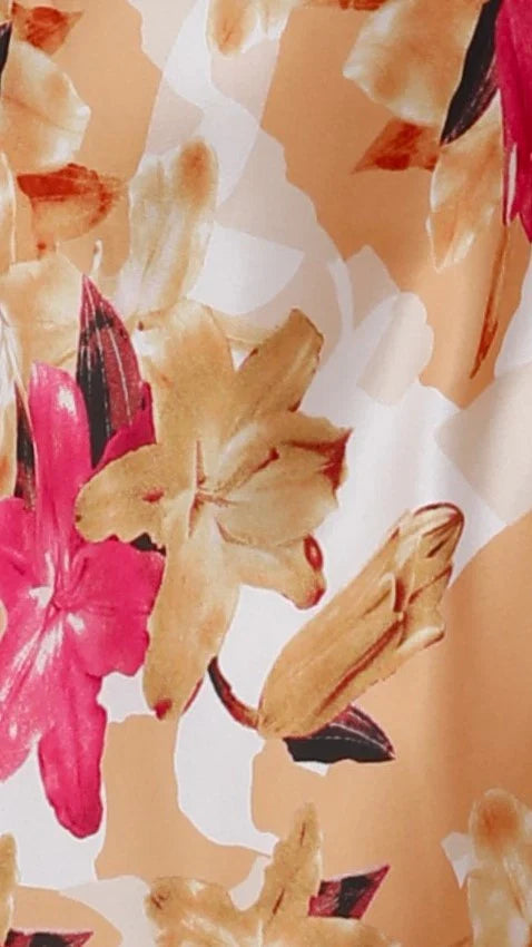 Oralia Maxi Dress Pink Floral