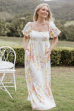Delaney Maxi Dress Pink Floral