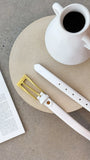 Stacey Belt Chalk Gold