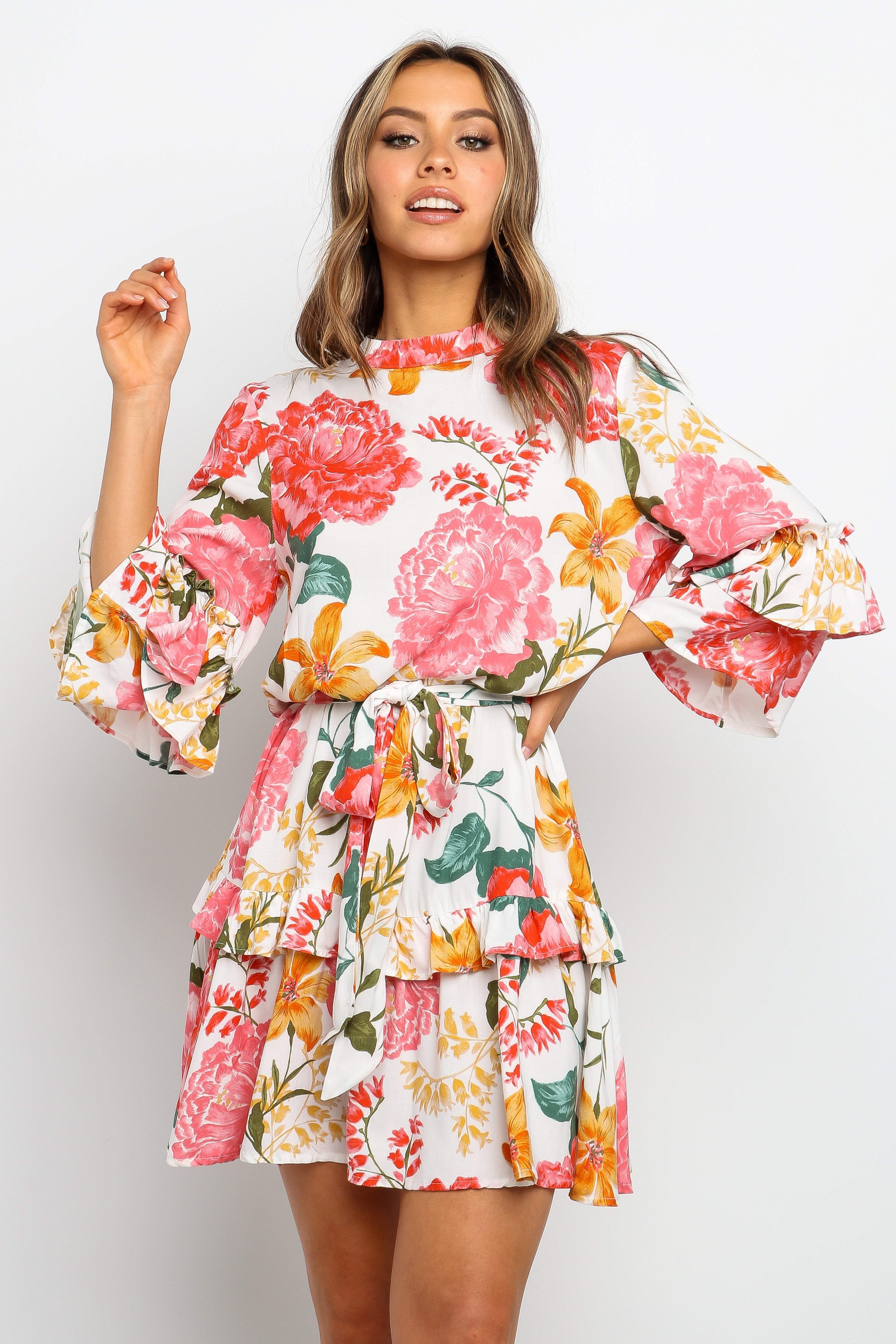 Peta Dress White