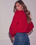 Love Script Graphic Sweater