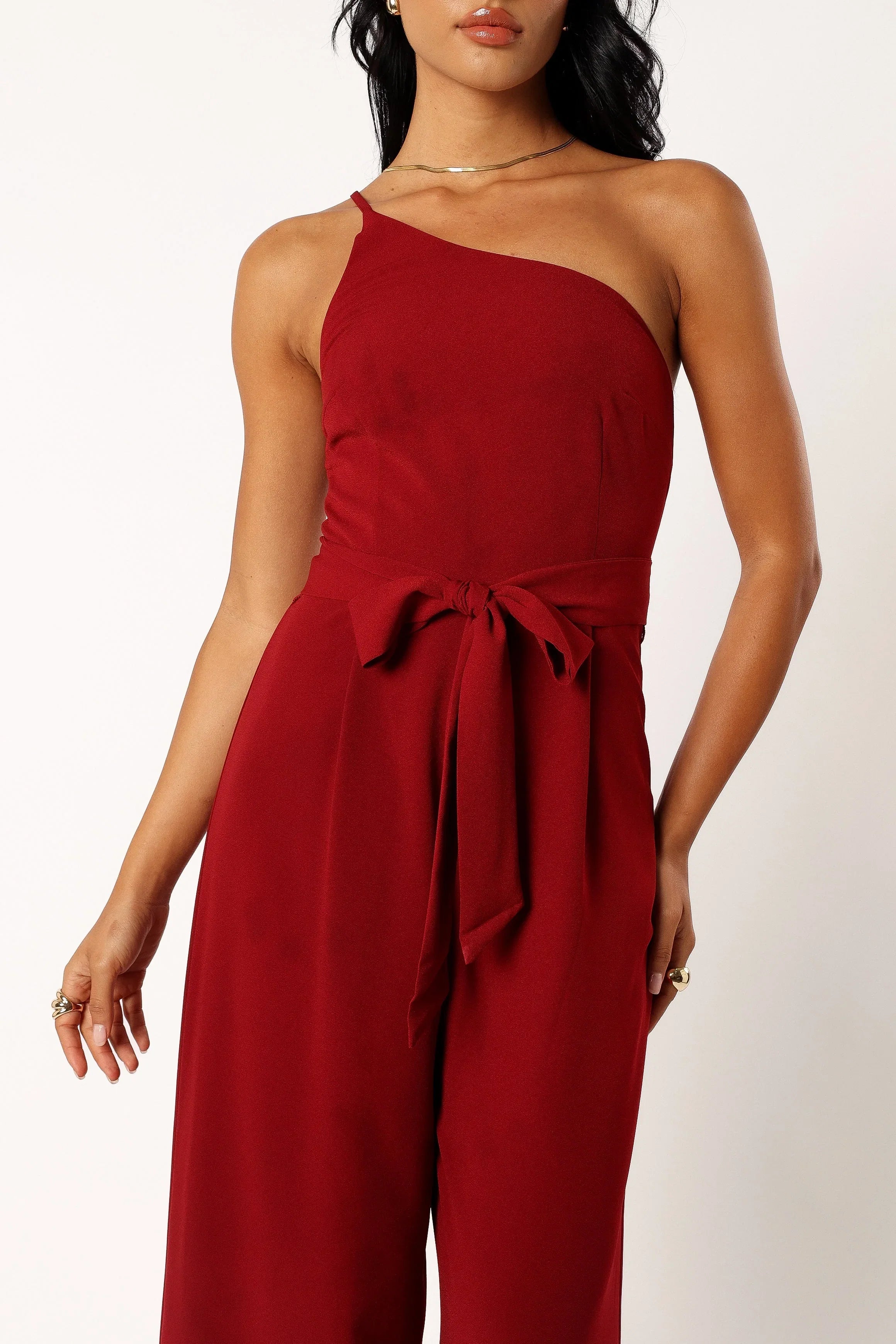 Leyton Jumpsuit Burgundy