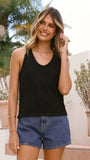 Kady Knit Top Black