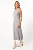 Kellie Knit Midi Dress Grey