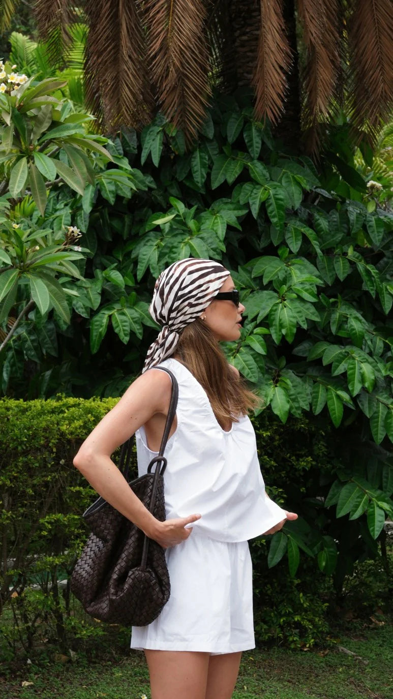 Vika Shorts White
