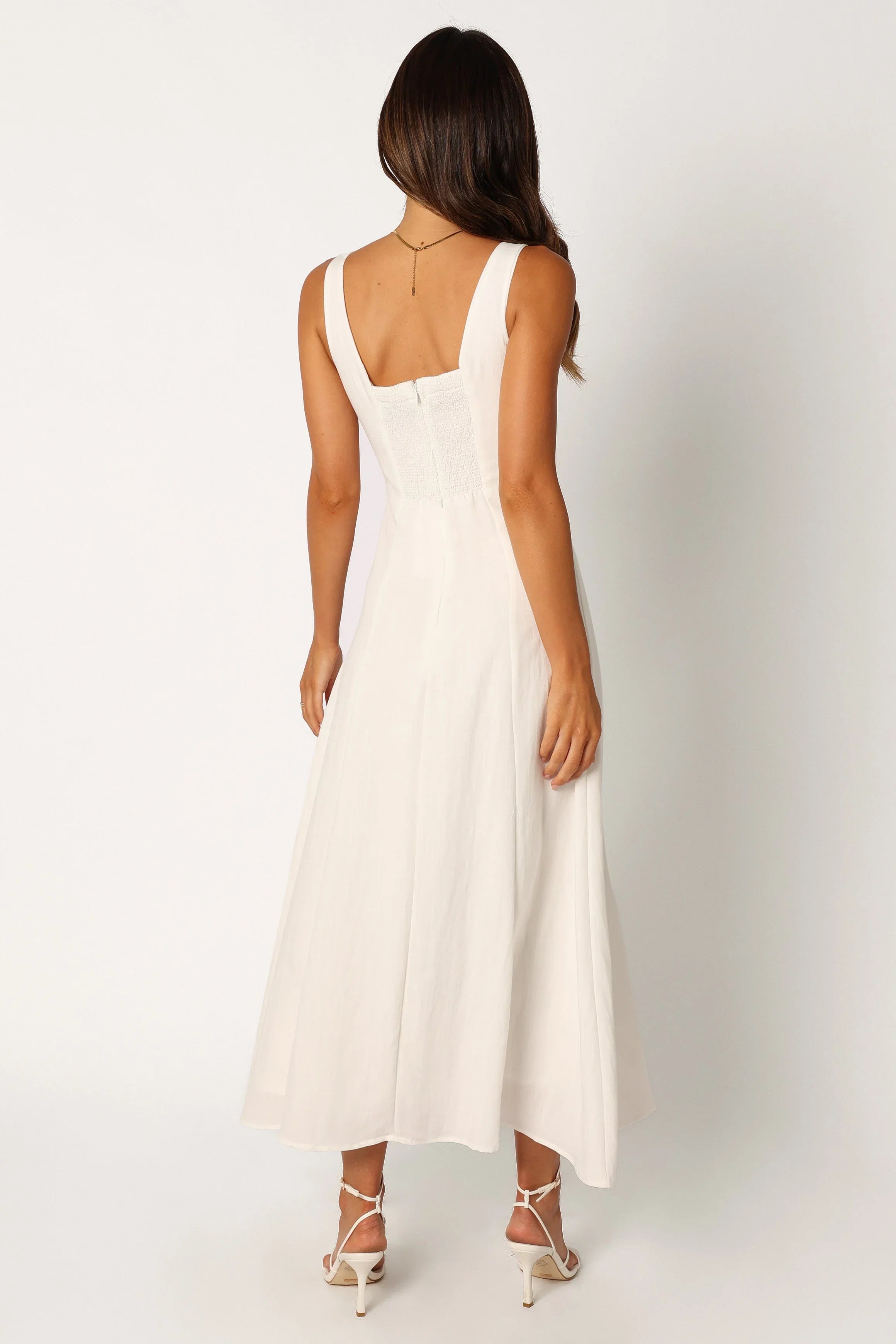Archer Midi Dress White