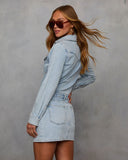 True Form Denim Mini Dress