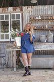 Hailey Denim Romper Indigo