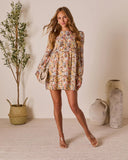 Forever Muse Pleated Mini Dress