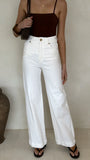 Abrand 94 Wide Jean White Gold